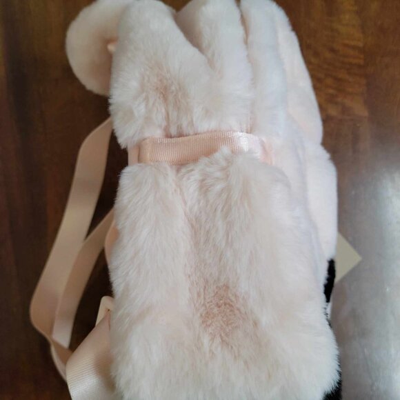 Nike Sportswear Futura 365 Faux Fur Mini Backpack - Guava Ice/Black - Picture 2 of 5